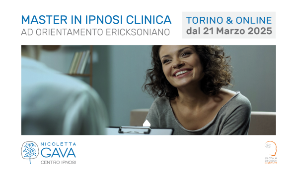 Master in Ipnosi Clinica - fruibile interamente in presenza e interamente online